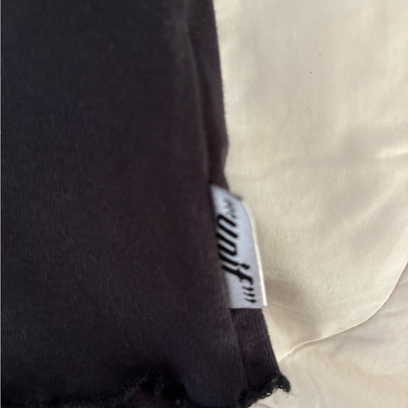 UNIF Black Frayed Edge Tee - Picture 4 of 5